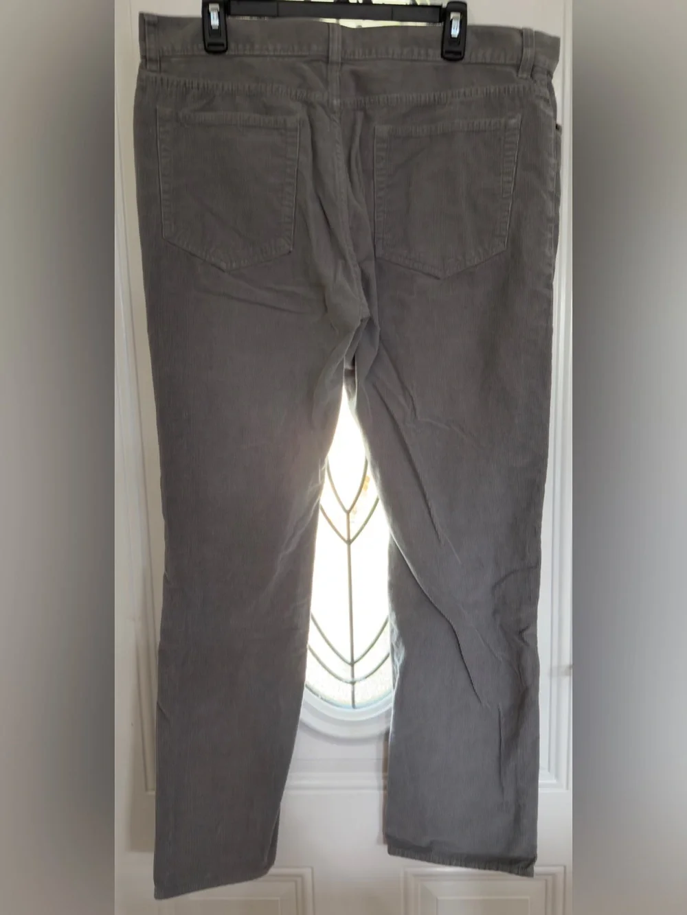 36x32 J. Crew The Sutton Men's Light Gray Corduroy Pants